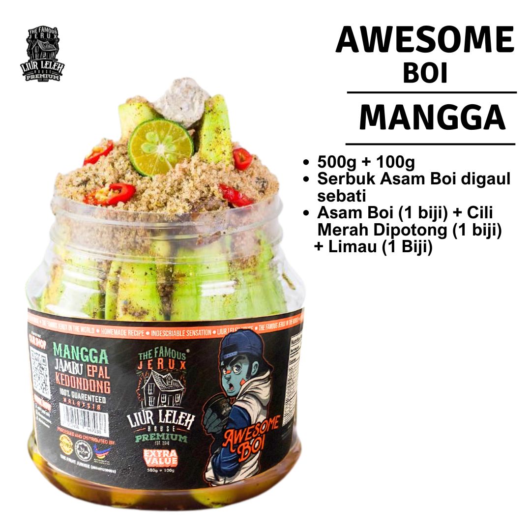 AWESOMEBOI MANGGA (serbuk asam dicampur dalam balang)